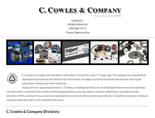 Tablet Screenshot of ccowles.com